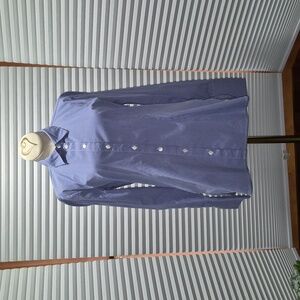 🎈Ann Taylor French Blue Pin Striped Buttondown Shirt